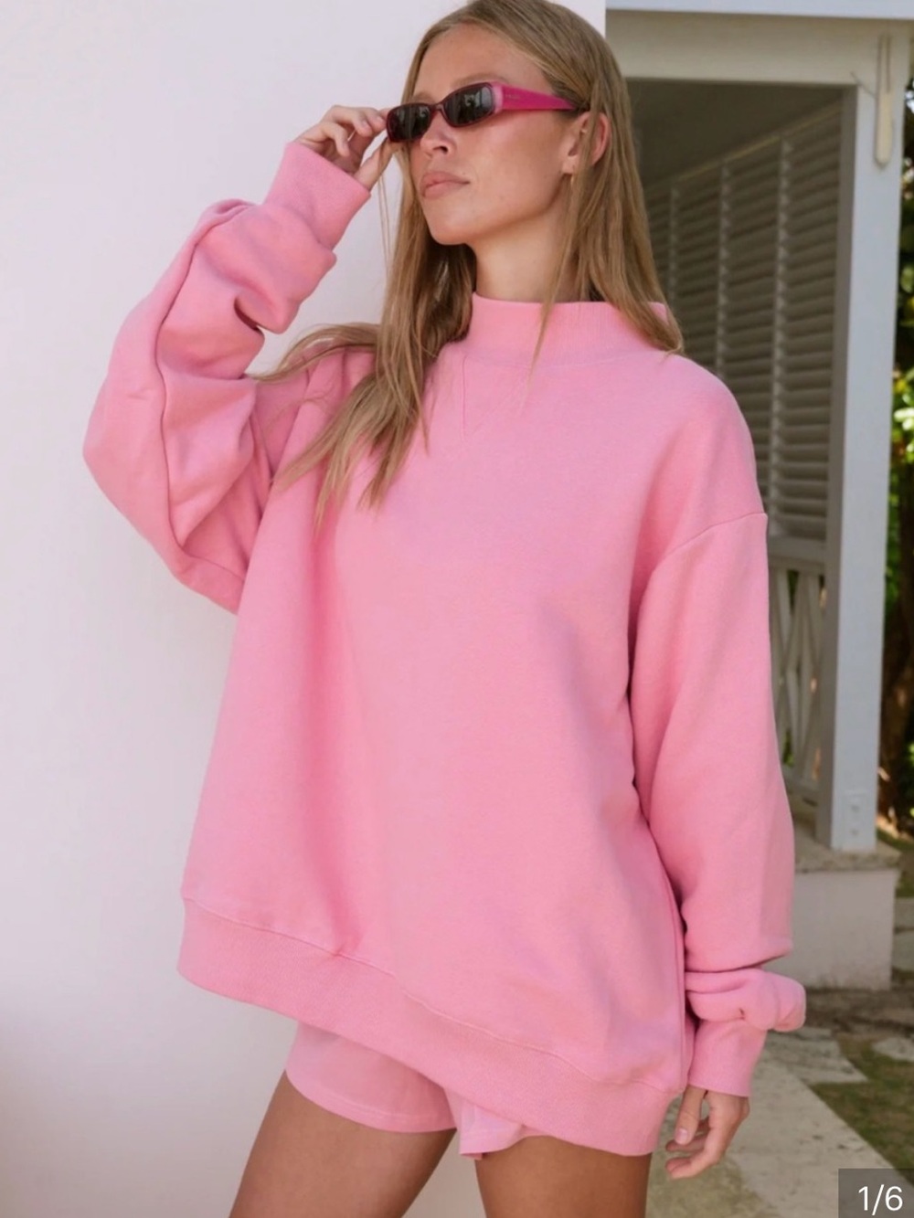 Parke Varsity Mockneck in Conch